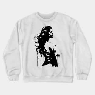 woman fashion style Crewneck Sweatshirt